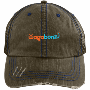6990 Distressed Unstructured Trucker Cap - Image 2