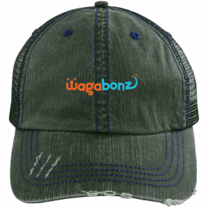 6990 Distressed Unstructured Trucker Cap - Image 3
