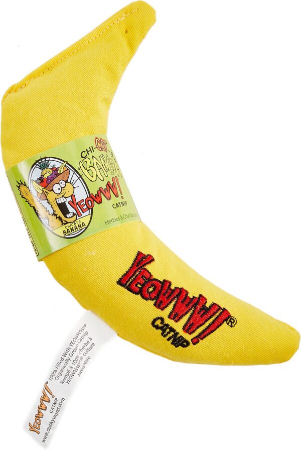 Yeowww! Banana Catnip Toy