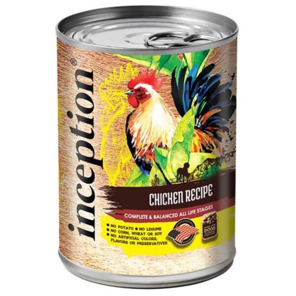 Inception Chicken Recipe Wet Dog Food 13oz Can