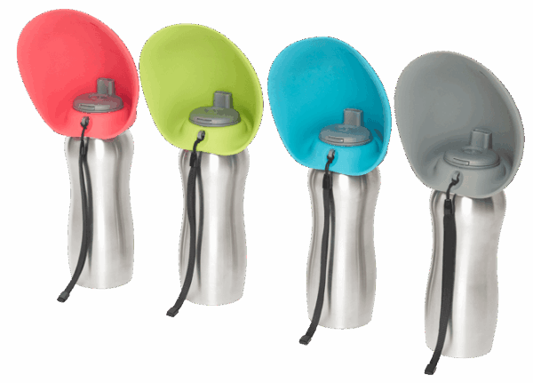Messy Mutts Stainless Steel Silicon Travel Bottle