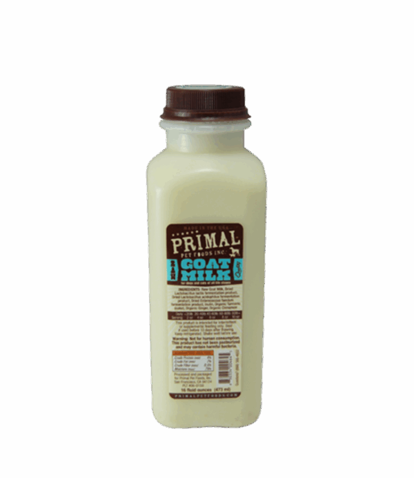 Primal Raw Frozen Goat Milk for Dogs & Cats