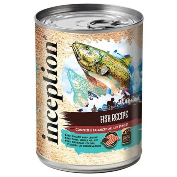 Inception Fish Recipe Wet  Dog Food