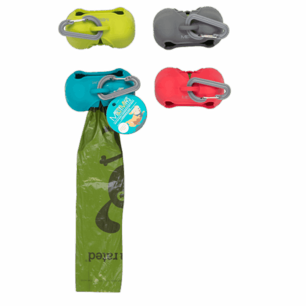 MessyMutts Waste Bag Holder w/ Earth Rated Bags