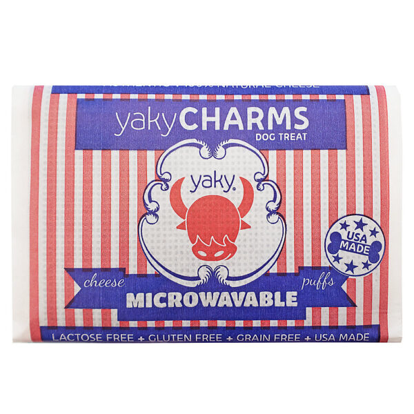 yakyCHARMS Cheese Puffs Dog Treat