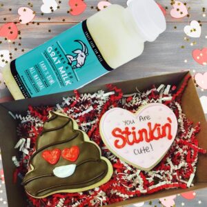 Valentine's Day Milk and Cookies