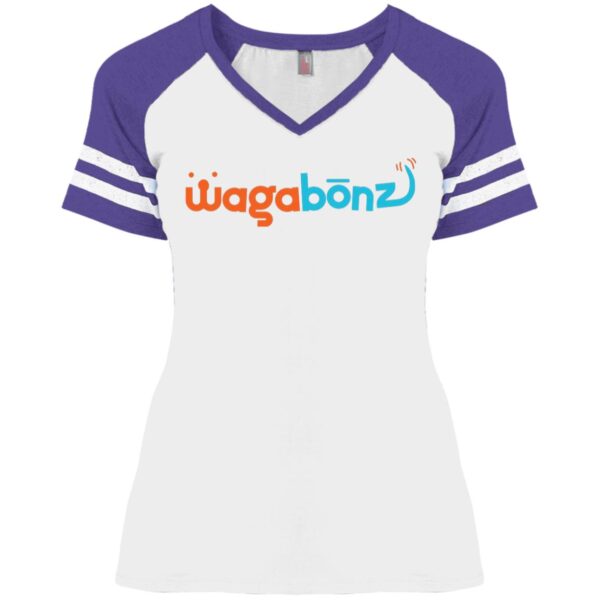 DM476 Ladies' Game V-Neck T-Shirt