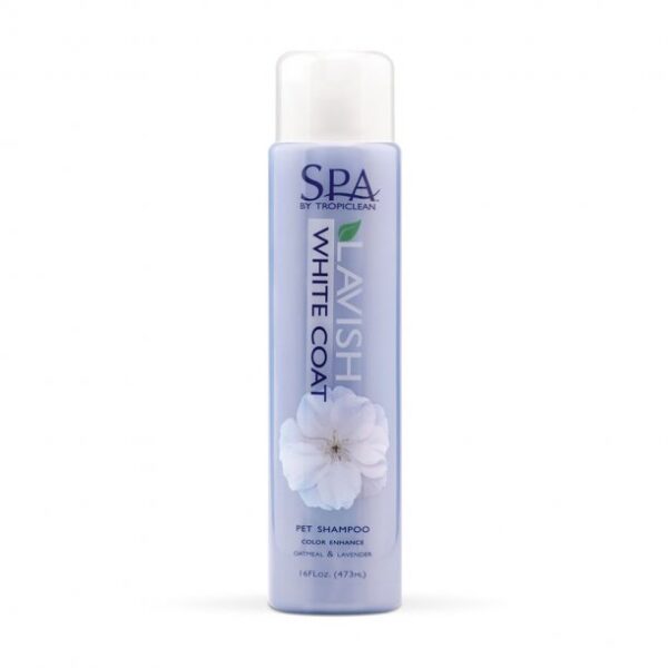 SPA by TropiClean White Coat Shampoo for Pets, 16oz