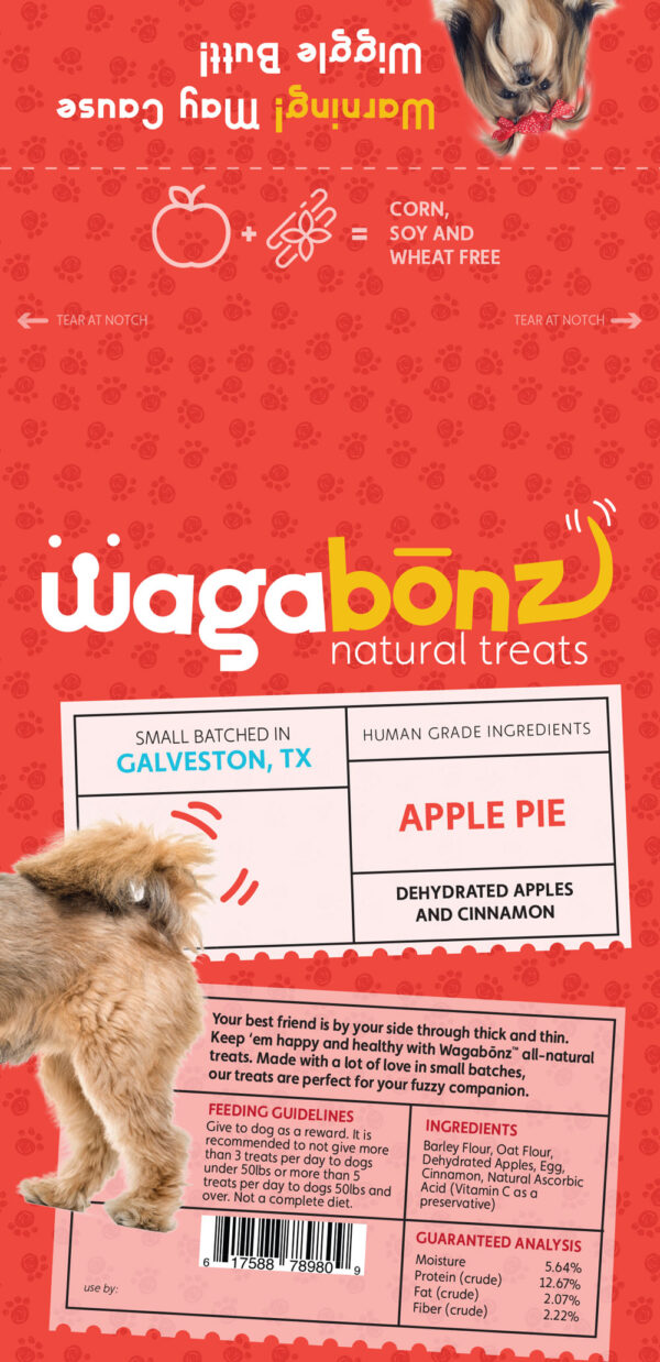 Wagabonz Apple Pie Dog Treats