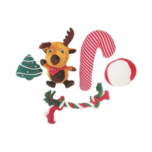 Dog Christmas Stocking with toys - Image 2