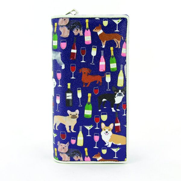 Dog and Wine Wallet