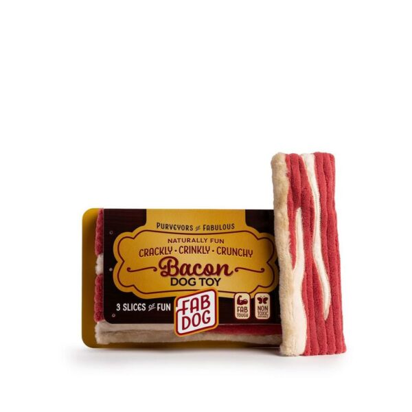 Fabdog Bacon Dog Toy