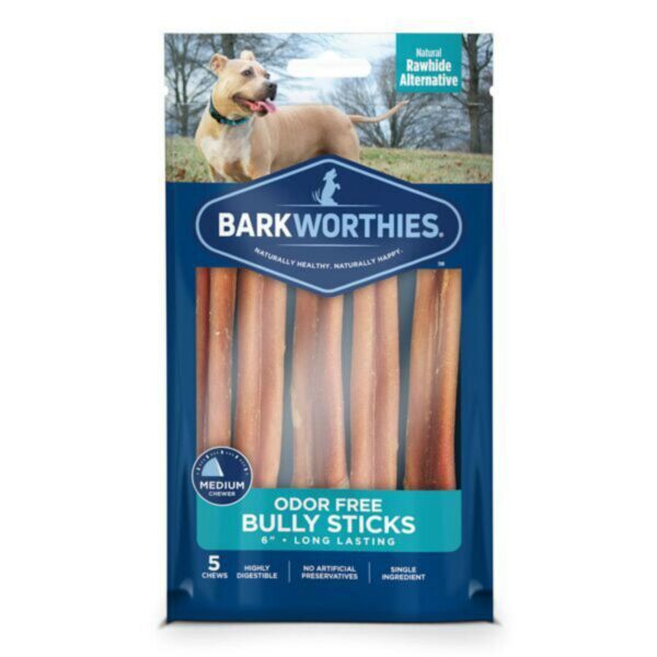 6" odor free Bully 5-pack