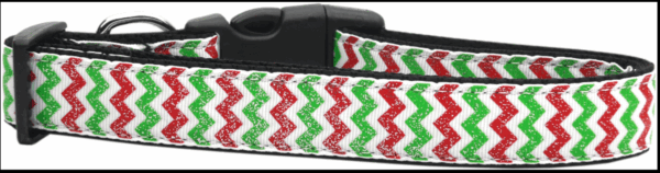 Christmas Chevron Collar