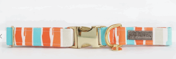 Beach Vibes Dog Collar- Rose Gold