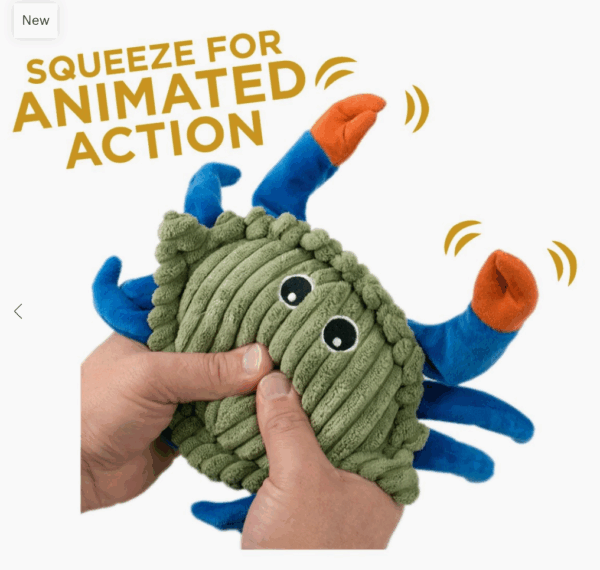 Tall Tails Animated Crab Toy