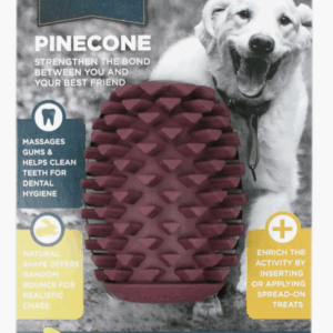 Tall Tails Natural Rubber Pinecone Toy - Image 2
