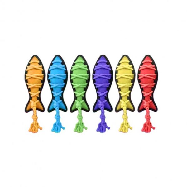 Cross Ropes Fish Dog Toy
