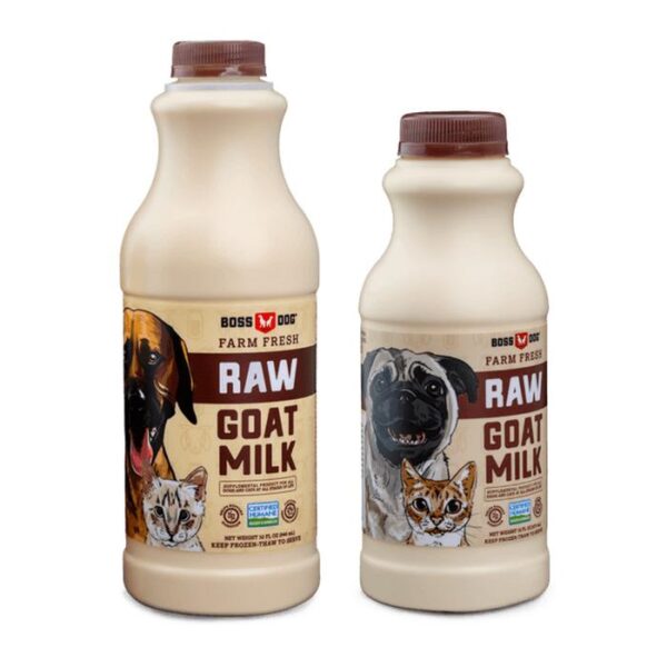 Boss Dog Frozen Goat Milk for Dogs & Cats