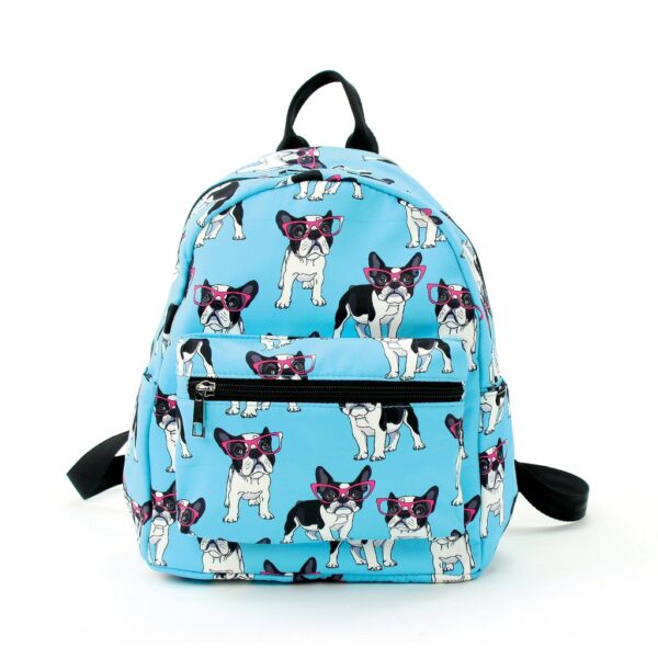 Boston Terrier in Glasses Mini Backpack
