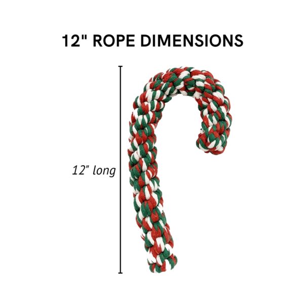 Candy Cane Rope Toy