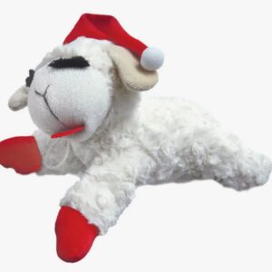 Holiday Lamb Chop w/ Santa Hat 6 in