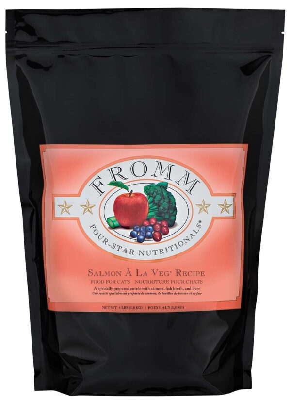 Fromm 4 Star Salmon ala Veg Cat Food 4#