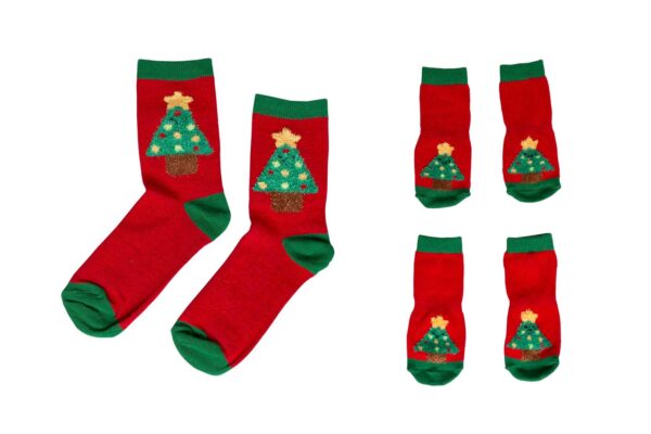 Human and Dog Holiday Sock Set