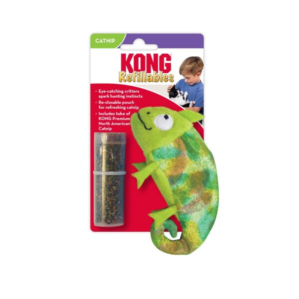 Kong Refillables Chameleon Cat Toy