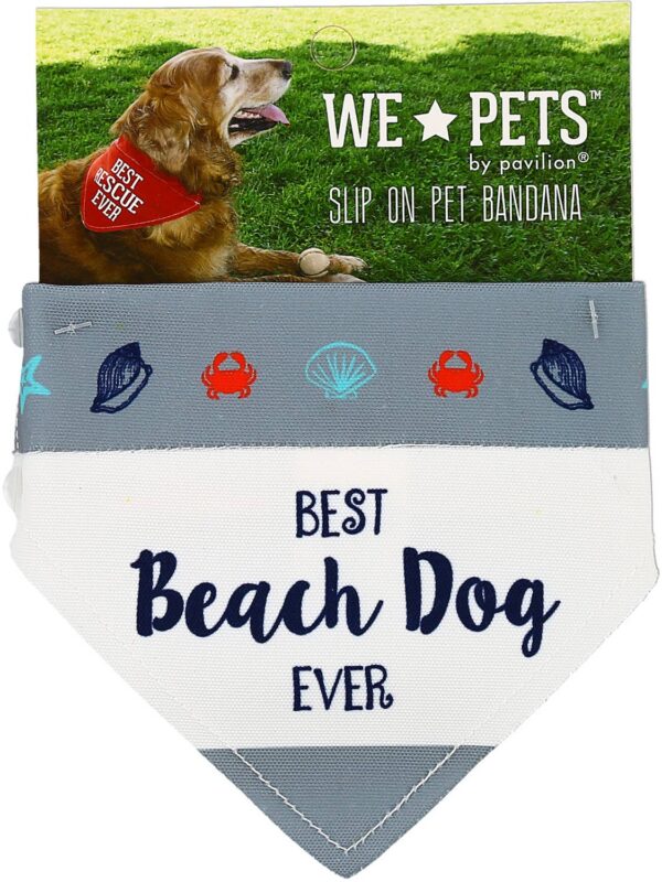 Beach Dog - Slip On Pet Bandana