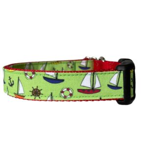 SailBoats On Red - Collar