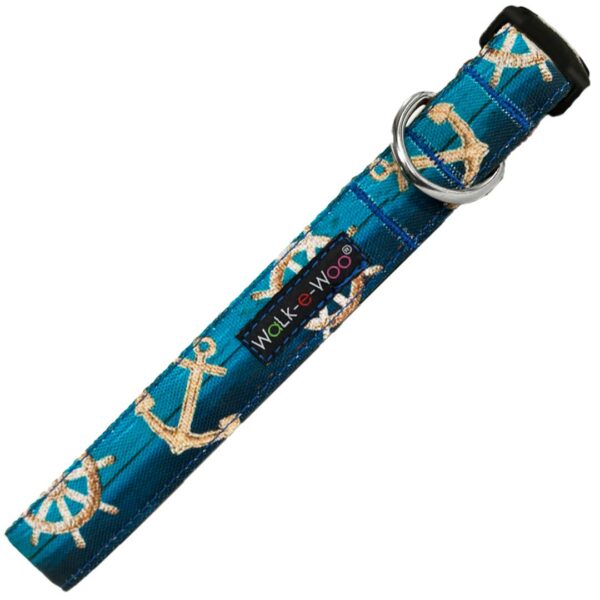 Anchors Away  Collar- Blue
