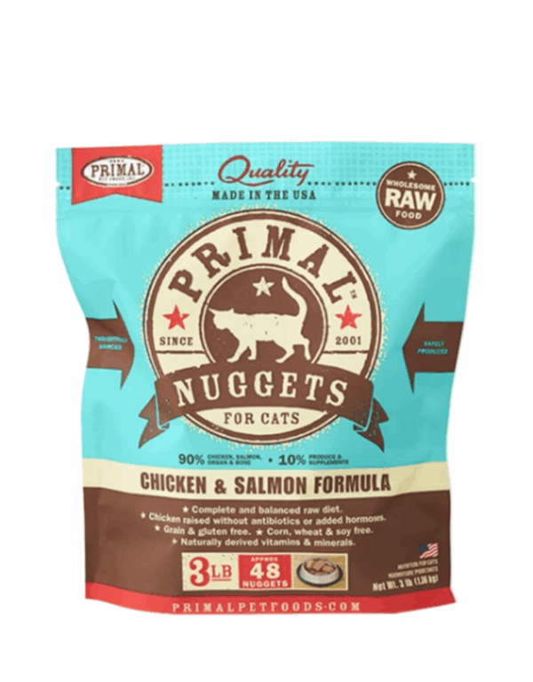 Freeze Dried Nuggets Chicken & Salmon - For Cats