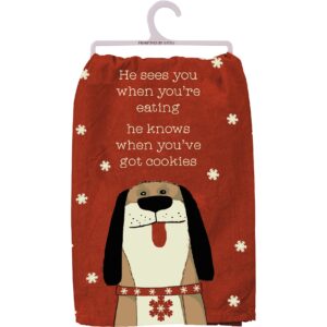 Kitchen Towel - He Knows When You've Got Cookies