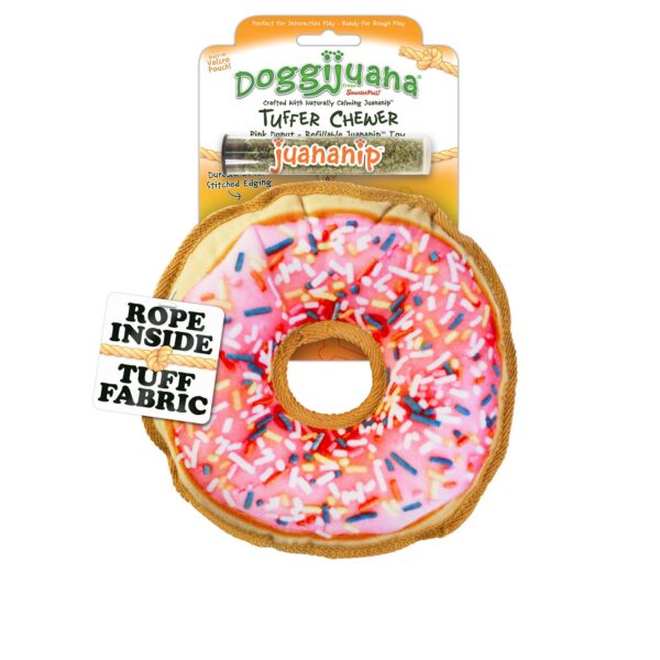 Tuffer Chewer Refillable Donut Toy