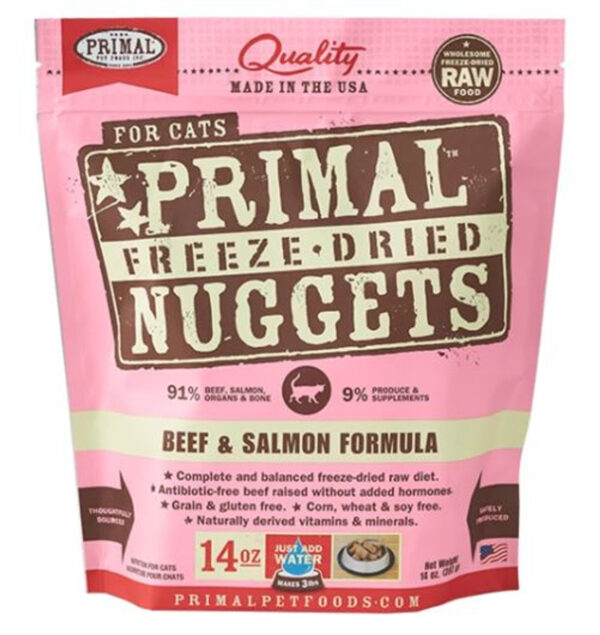 Primal Freeze Dried For Cats - Beef and Salmon