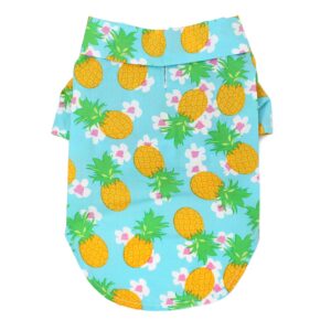 Hawaiian Camp Shirt-Pineapple Luau