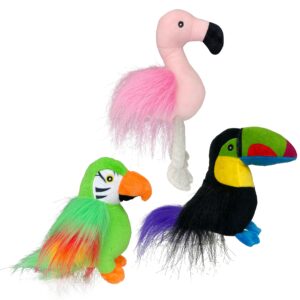 Tropical Birds Dog Toy
