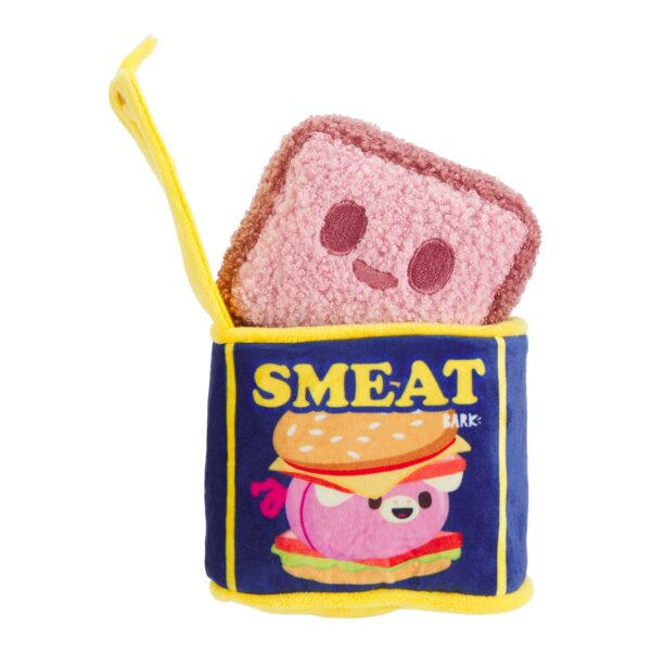 Bark Canned Smeat Plush Dog Toy