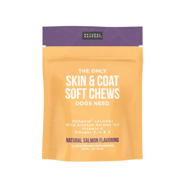 The Only Skin & Coat Soft Chews Dogs Need 1oz.