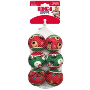 Kong Holiday Squeakair® Balls 6-pk Md