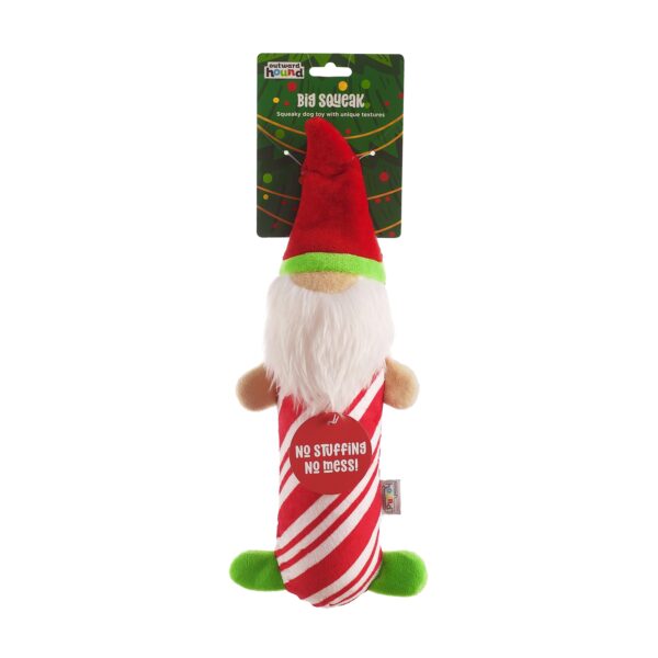 Stuffing Free Big Squeak Gnome Dog Chew Toy