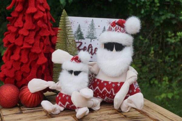 Beach Bum Santa KnottiePlush Dog Toy