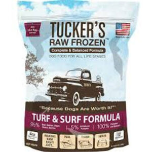 Tuckers Raw Frozen Dog Food Turf & Surf - 6LB