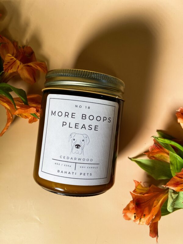 Bahati Pets -More Boops Please - 8oz Soy Candle