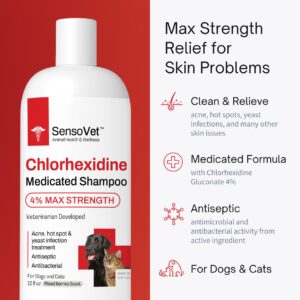 Chlorhexidine Medicated Shampoo 4% Max Strength